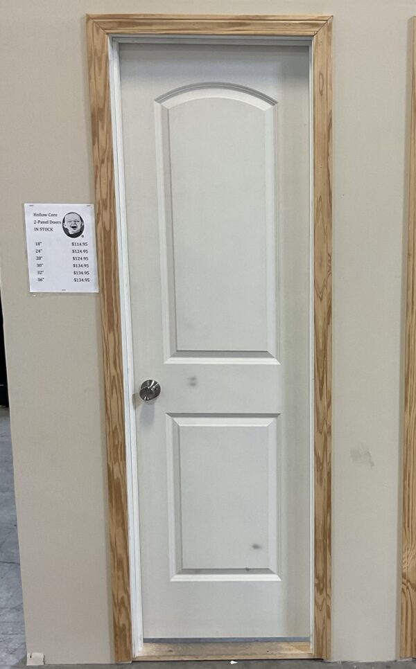 Interior 2-Panel Hollow Core Prehung Doors